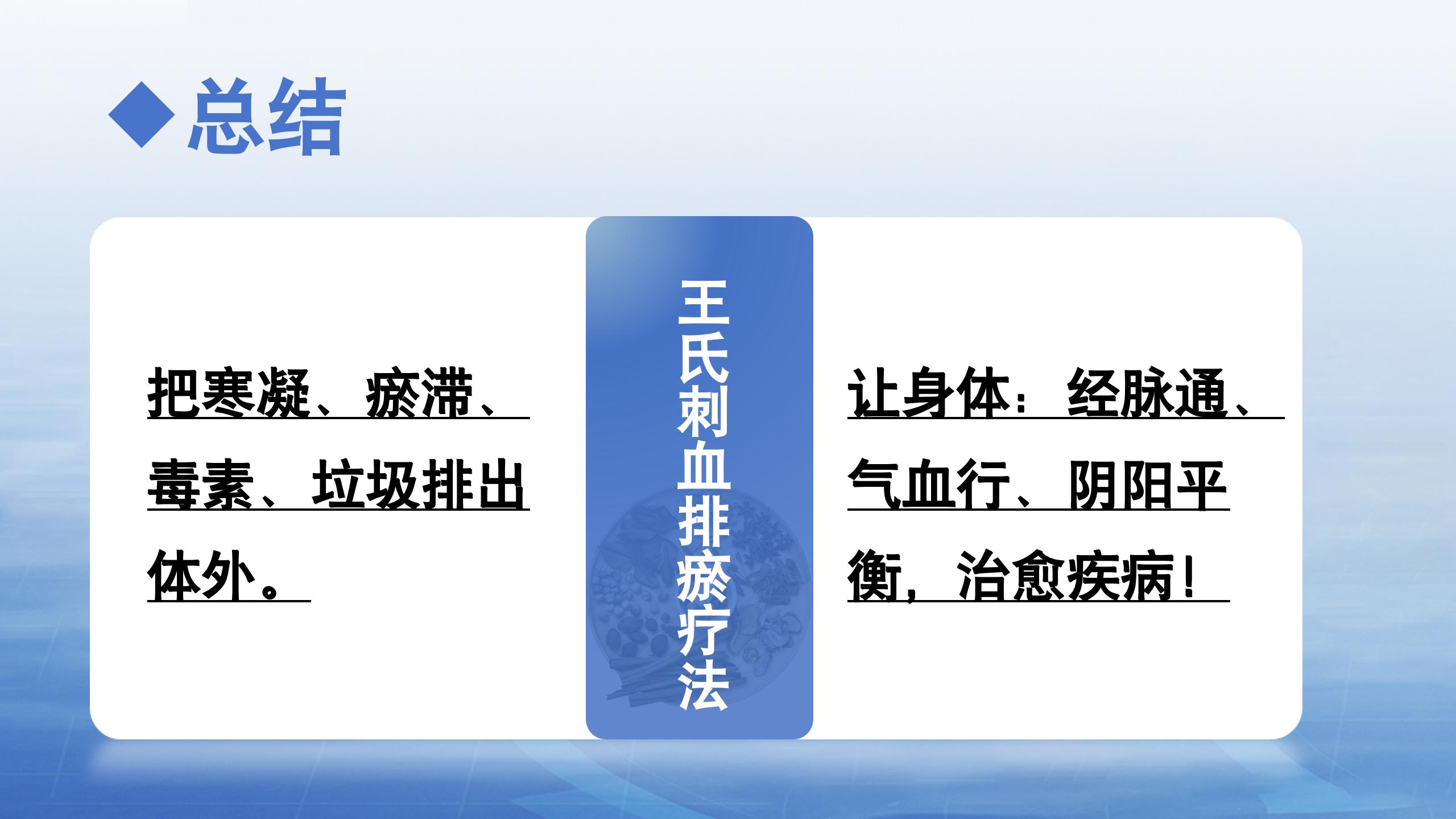 王氏刺血排瘀疗