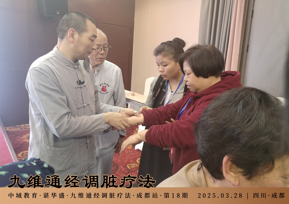 中域教育第 18 期九维通经调脏疗法进阶班学术交流会（成都站）圆满落幕！