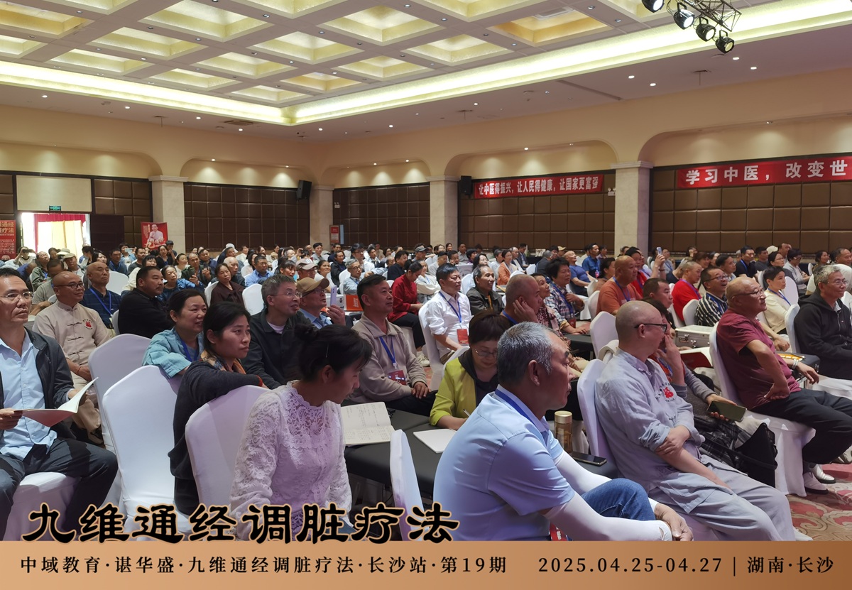 中域教育第19期九维通经调脏疗法进阶班学术交流会（长沙站）落下帷幕！